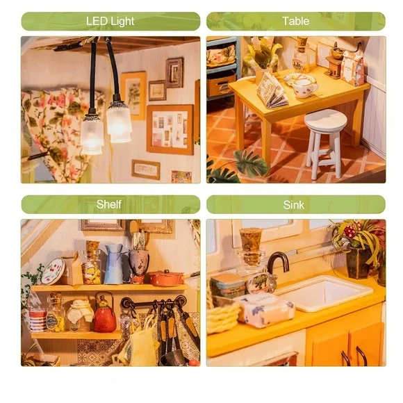 DIY Miniature House Kitchen Kit - Picture 3 of 9